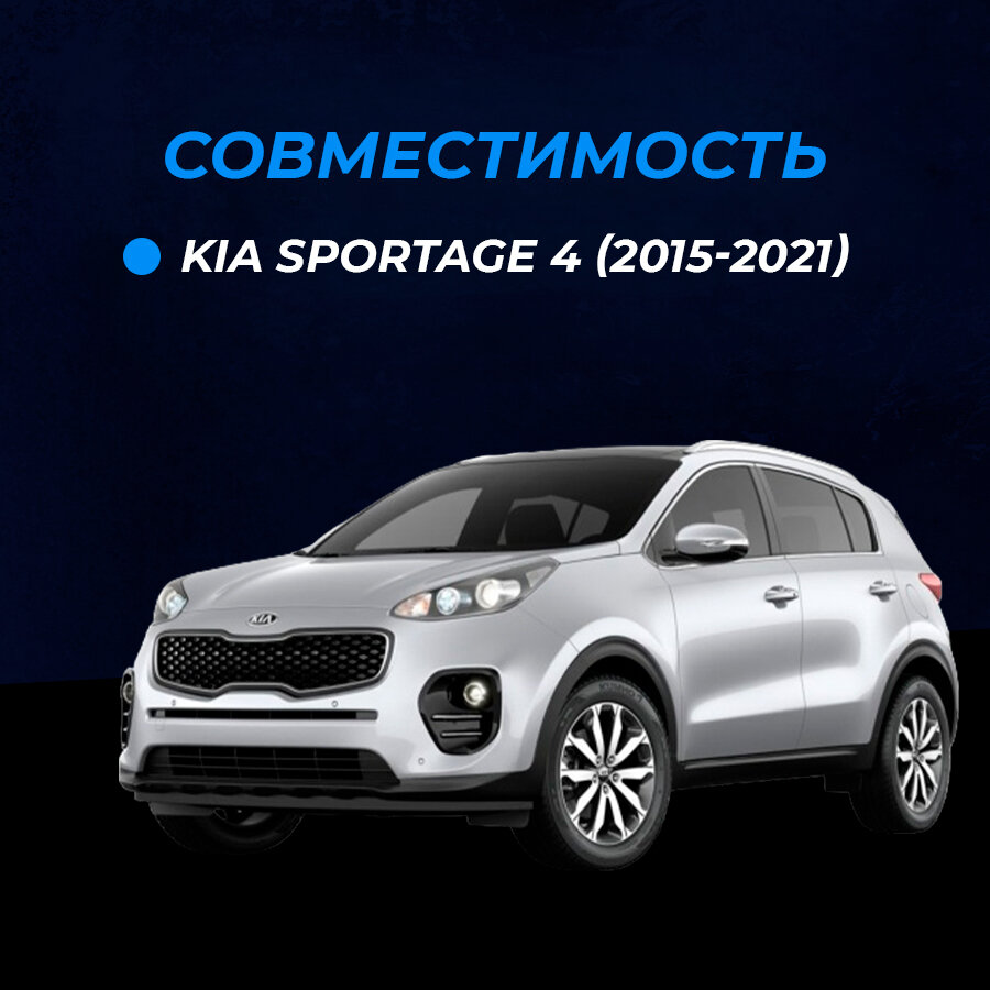 Переходные рамки KIA Sportage 4 2015-2021. Под линзы Hella 3R5R