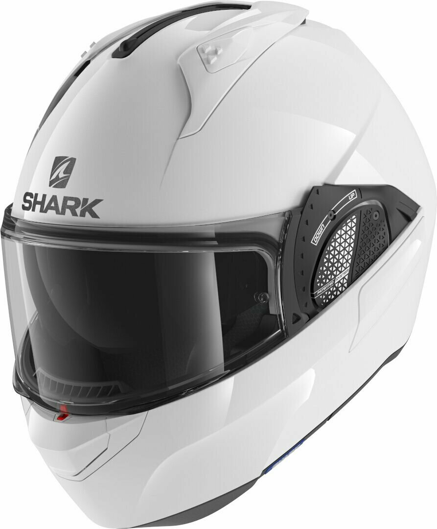 Мотошлем трансформер модуляр SHARK EVO GT BLANK White Glossy, XS