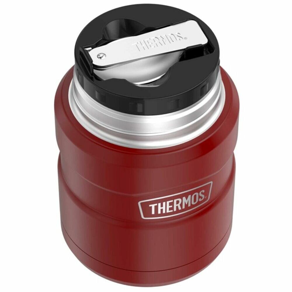 Thermos Термос для еды KING SK3000 MRR, кармино-красный, 0,47 л. - фотография № 5