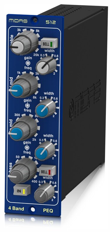 Midas Parametric Equaliser 512 V2 Параметрический Эквалайзер 4 Полосный ...