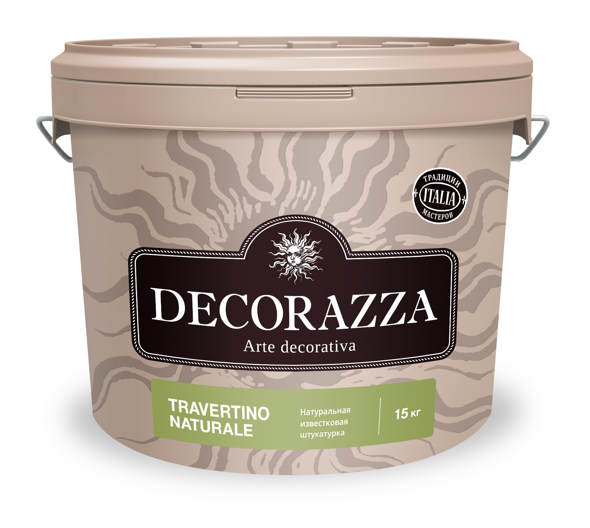 Декоративная штукатурка Decorazza Travertino naturale TRN 001, 15 кг