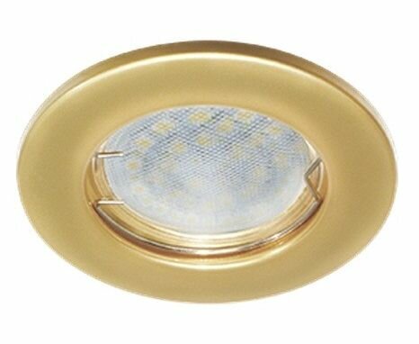 Ecola MR16 GU5.3 DL90 светильник плоский Перламутровое Золото 30x80 Light FN1611EFY