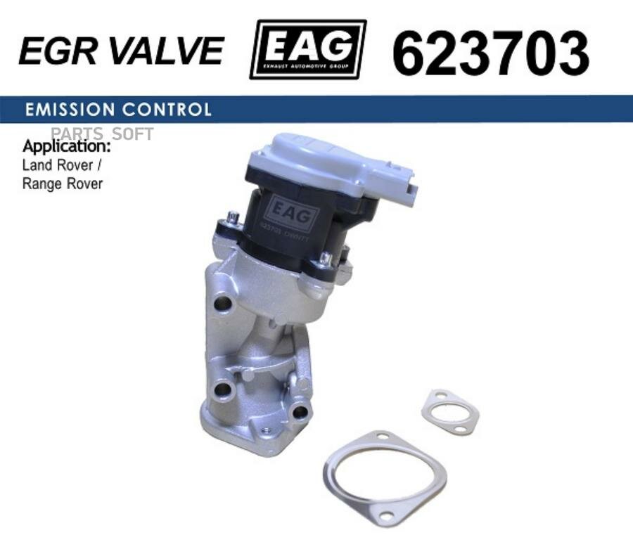 EAG 623703 Клапан EGR правый LAND ROVER DISCOVERY 2.7TD 2004 - RANGE ROVER SPORT 2.7TD 2005 -
