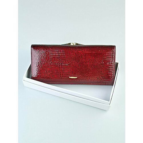 фото Кошелек walletcomfort, фактура зернистая, бордовый morios