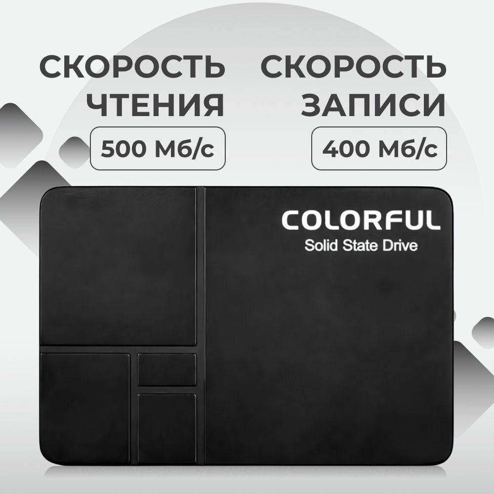 Жесткий диск SSD Colorful 256Gb 2.5" SATA [SL500 256GB] - фото №12