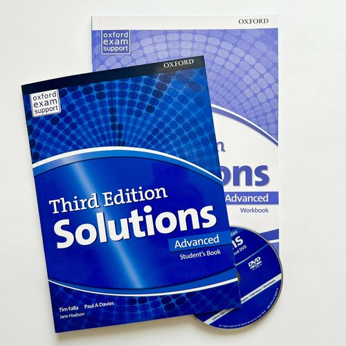 Solutions advanced third edition полный комплект: Student's Book + Workbook + Диск