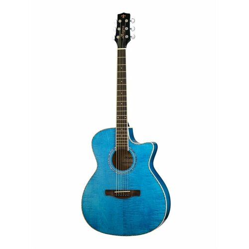 Magna MG-07-BL - Акустическая гитара, с вырезом, синяя