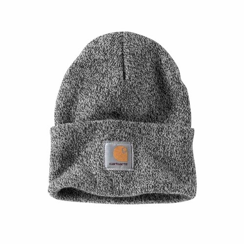 Шапка бини carhartt, размер OneSize, серый