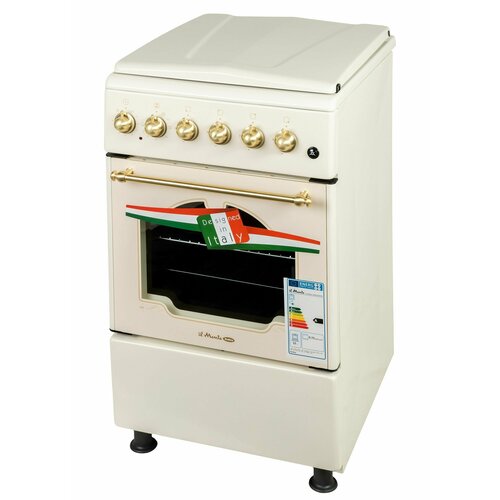 Газовая плита il Monte FO-GE5011 ivory 50 см Элект дух 52 л 3 режима Электроподжиг 3523700₽
