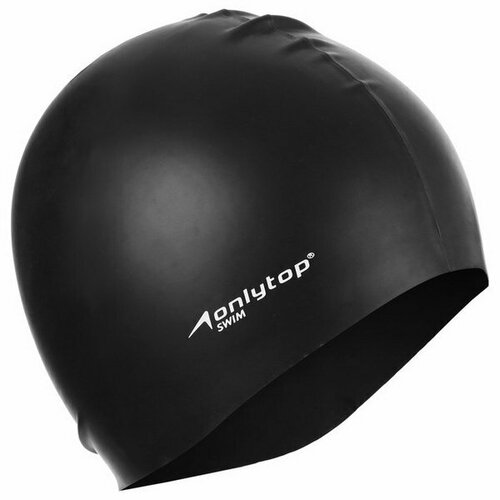 фото Шапочка для плавания взрослая swim, силиконовая, обхват 54-60 см onlytop