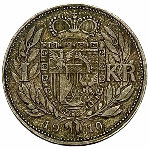 Лихтенштейн 1 крона 1910 г. лихтенштейн 1 крона 1910 г