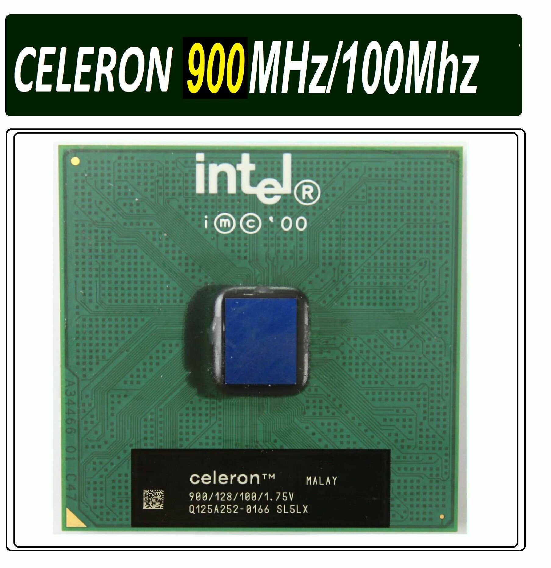 Процессор Intel Celeron 900MHz S370 1 x 900 МГц