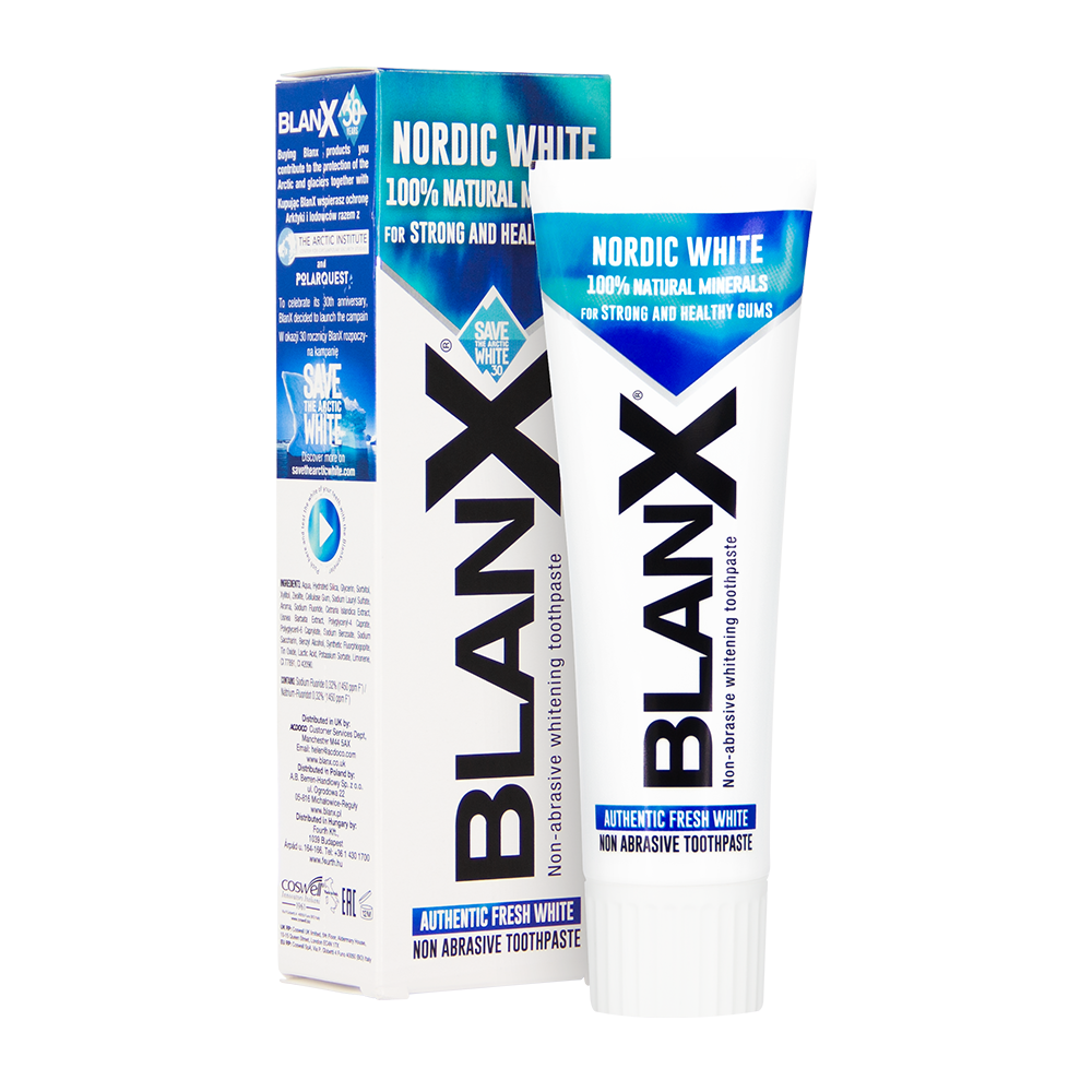 Зубная паста BlanX Nordic White, 75 мл