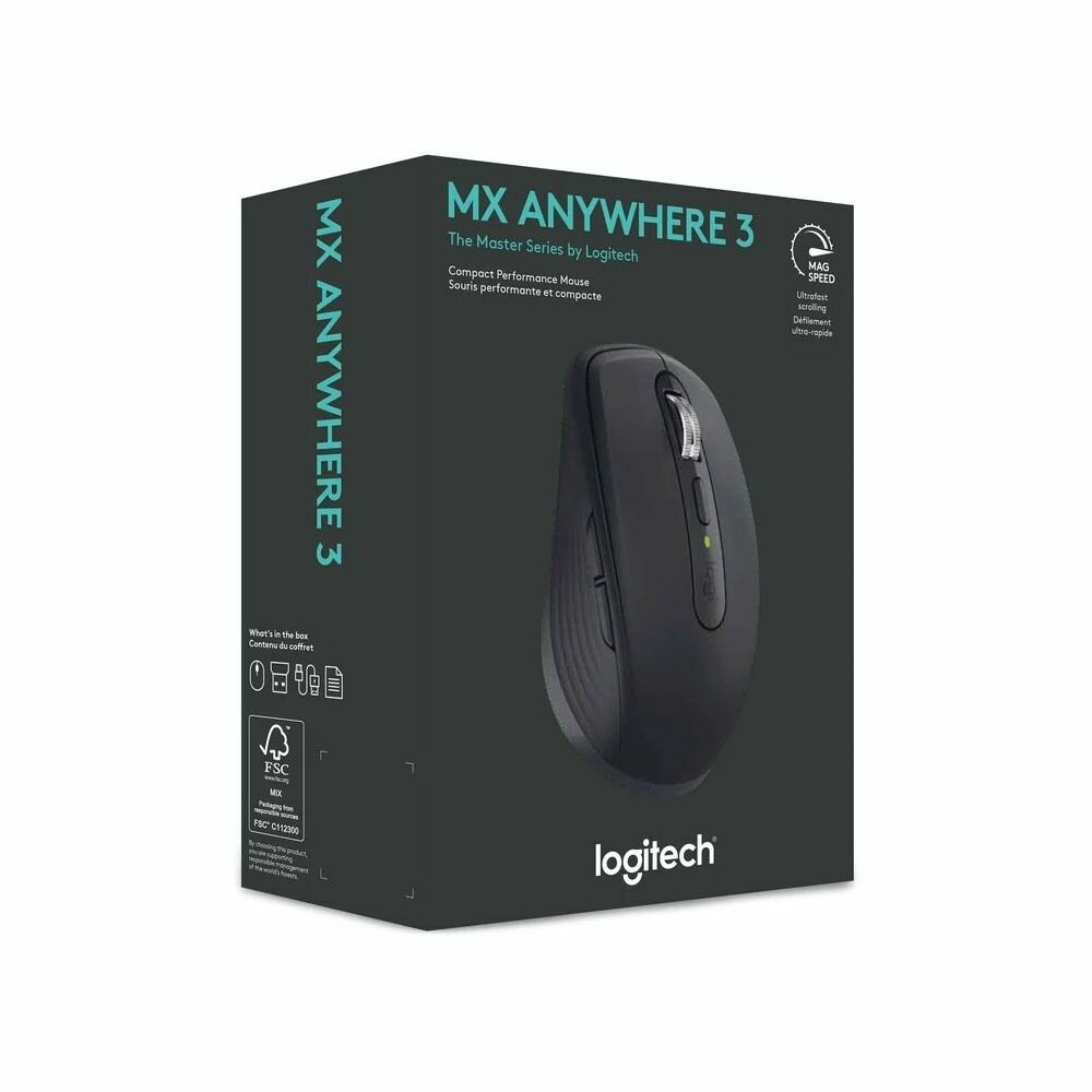 Мышь Logitech MX Anywhere 3s черный