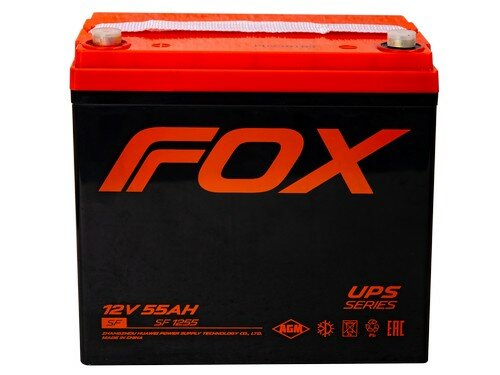 FOX Аккумулятор ИБП 12В-55Ah (228х137х211) (FOX)