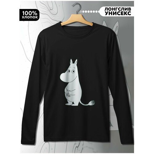 фото Лонгслив hypnotica, размер l, черный