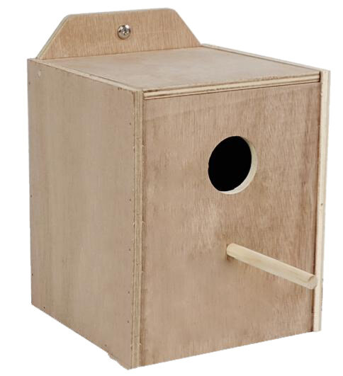 Домик для гнездования птиц SkyRus , деревянный, 16х16.5х19см
