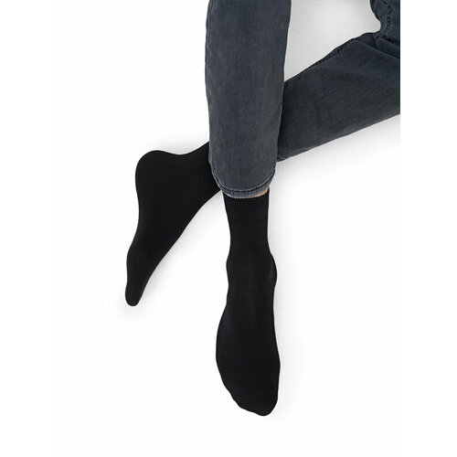 Носки Omsa, 3 пары, 3 уп., размер 45/47, черный носки omsa 3 пары 3 уп размер 45 47 черный белый