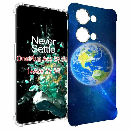 Чехол MyPads Планета-Земля для OnePlus Ace 2V задняя-панель-накладка-бампер