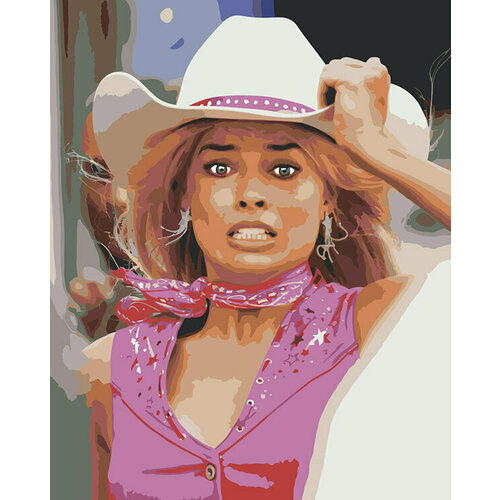 Картина по номерам на холсте Барби Марго Робби 40x50 картина по номерам на холсте барби оппенгеймер мем 2 40x50