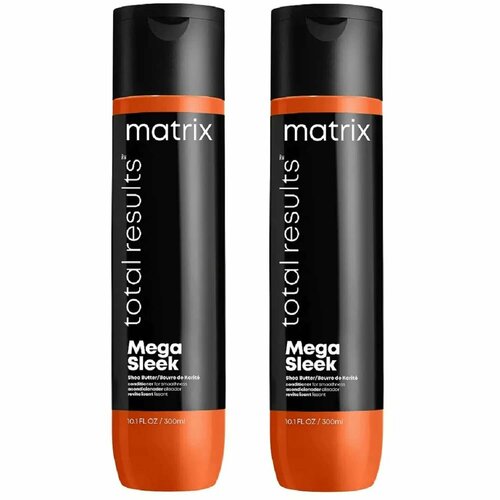 Matrix Кондиционер Total results Mega Sleek с маслом ши, 2 х 300 мл кондиционер для волос total results mega sleek conditioner кондиционер 1000мл