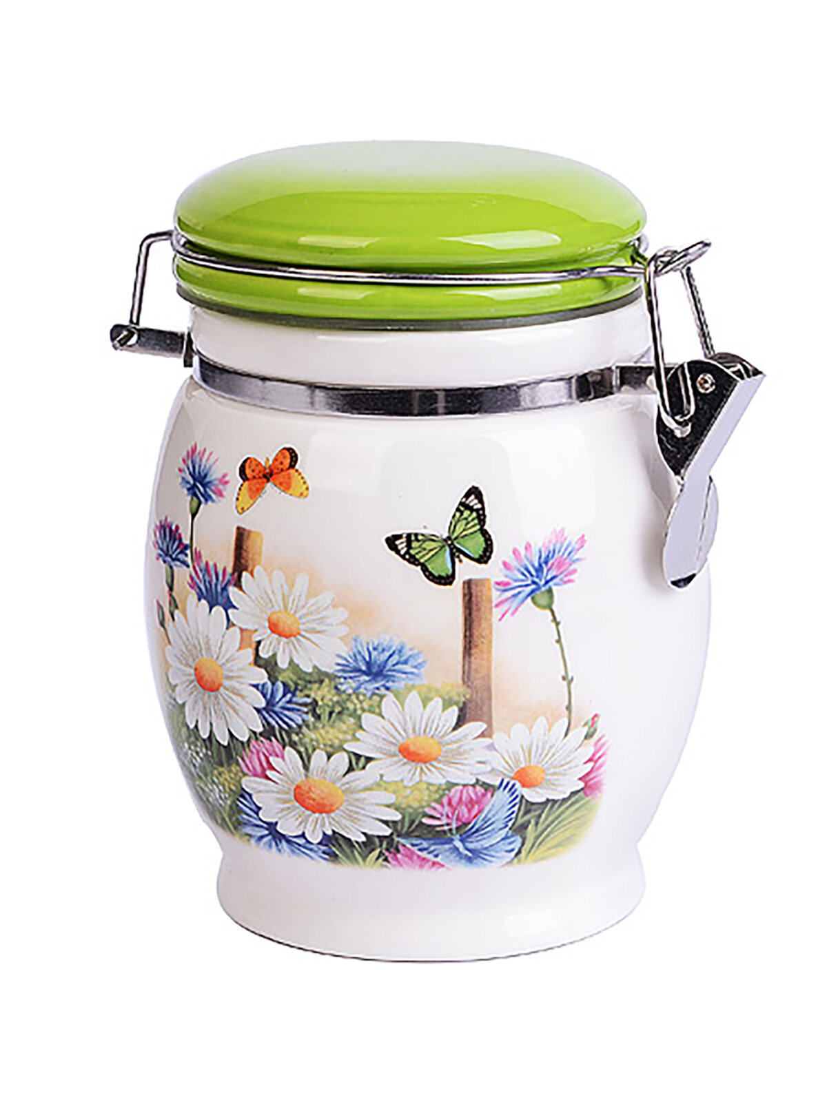 фото Банка для сыпучих Loraine Лето, набор 2 шт, с крышкой