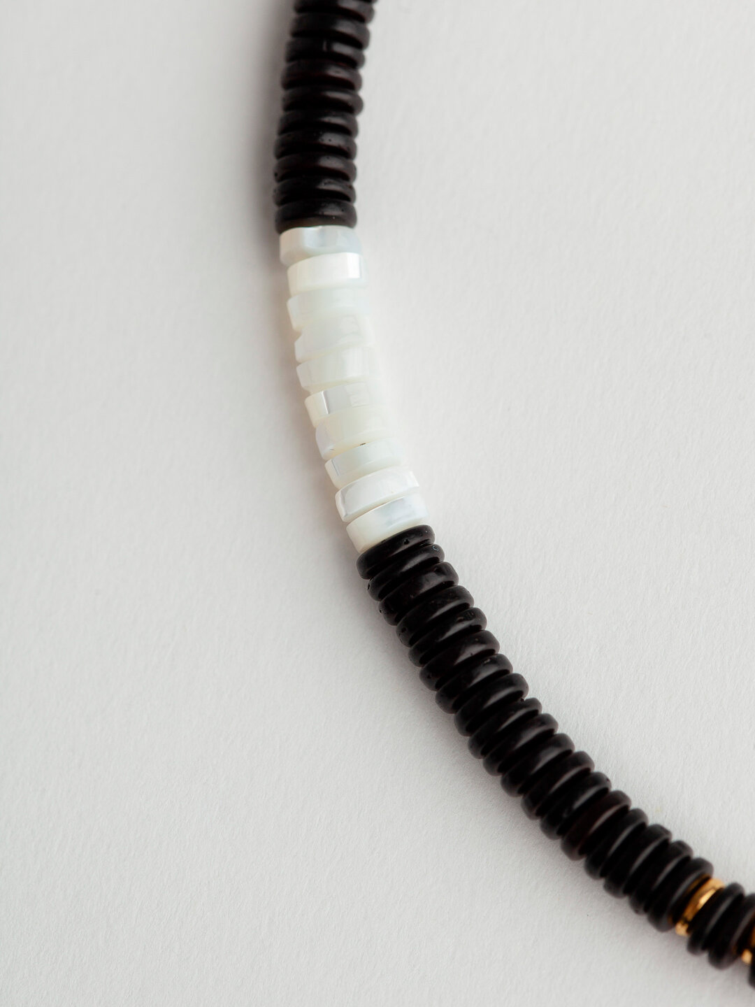 Чокер by mar, перламутр, длина 40 см, черный — фото 1