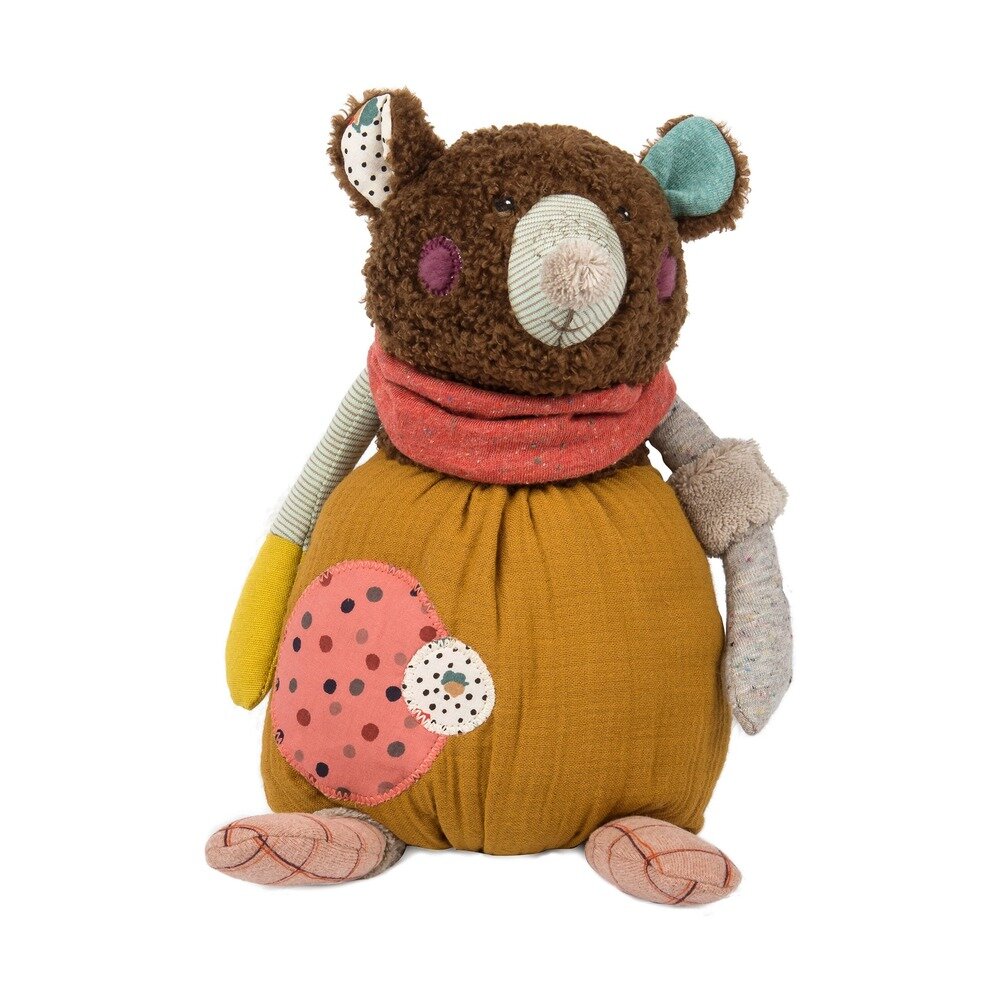 Мягкая игрушка "Медведь", 33 сантиметра, коричневый, Moulin Roty