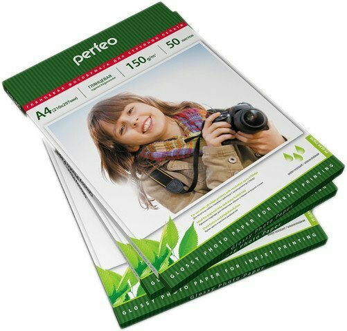 Фотобумага Perfeo А4 150 г/м2 глянцевая 50л (PF-GLA4-150/50) (G07) — фото 7