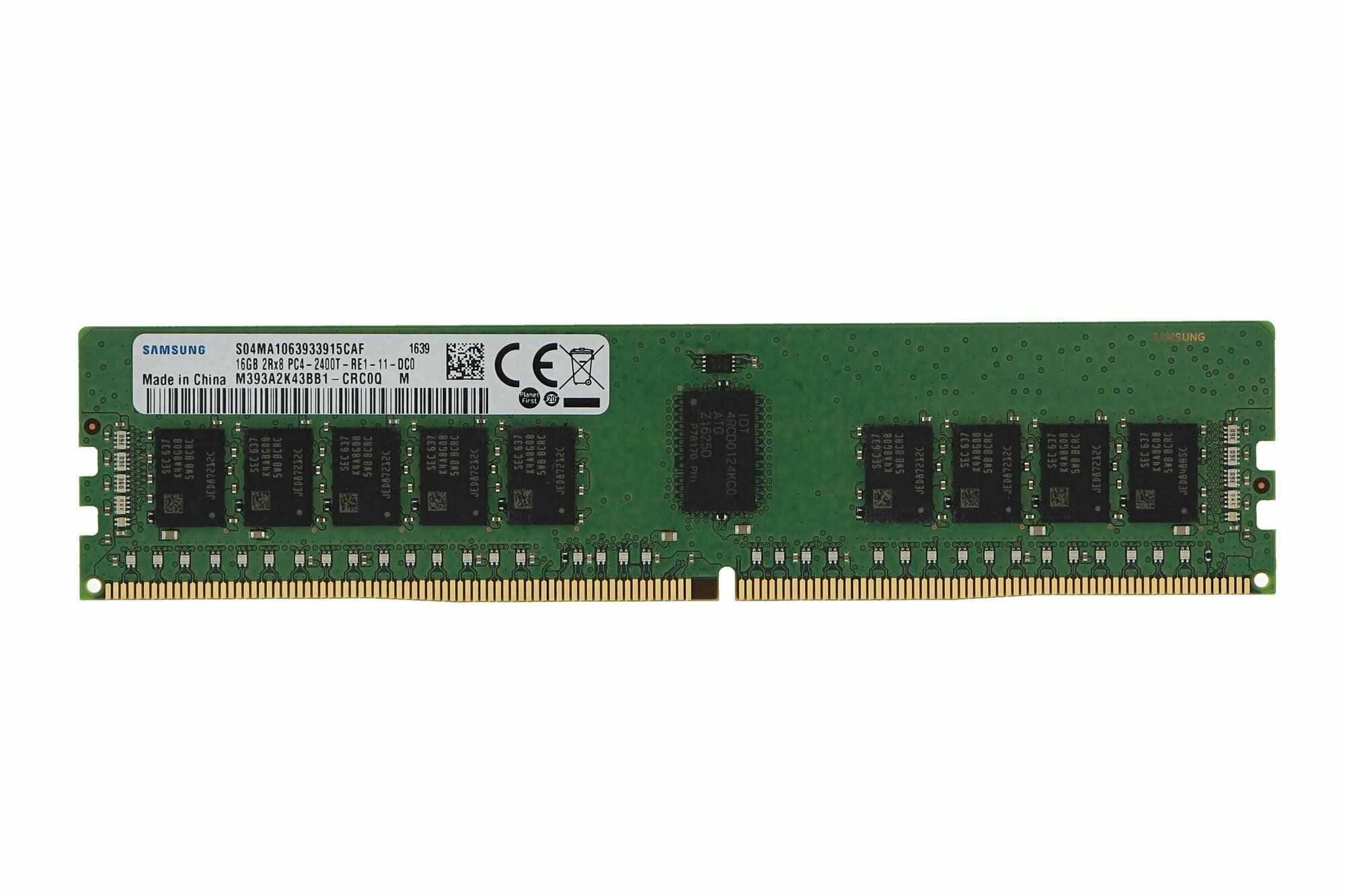 Оперативная память Samsung 16GB PC4-19200 ECC Reg CL17 DIMM M393A2K43BB1-CRC4Q