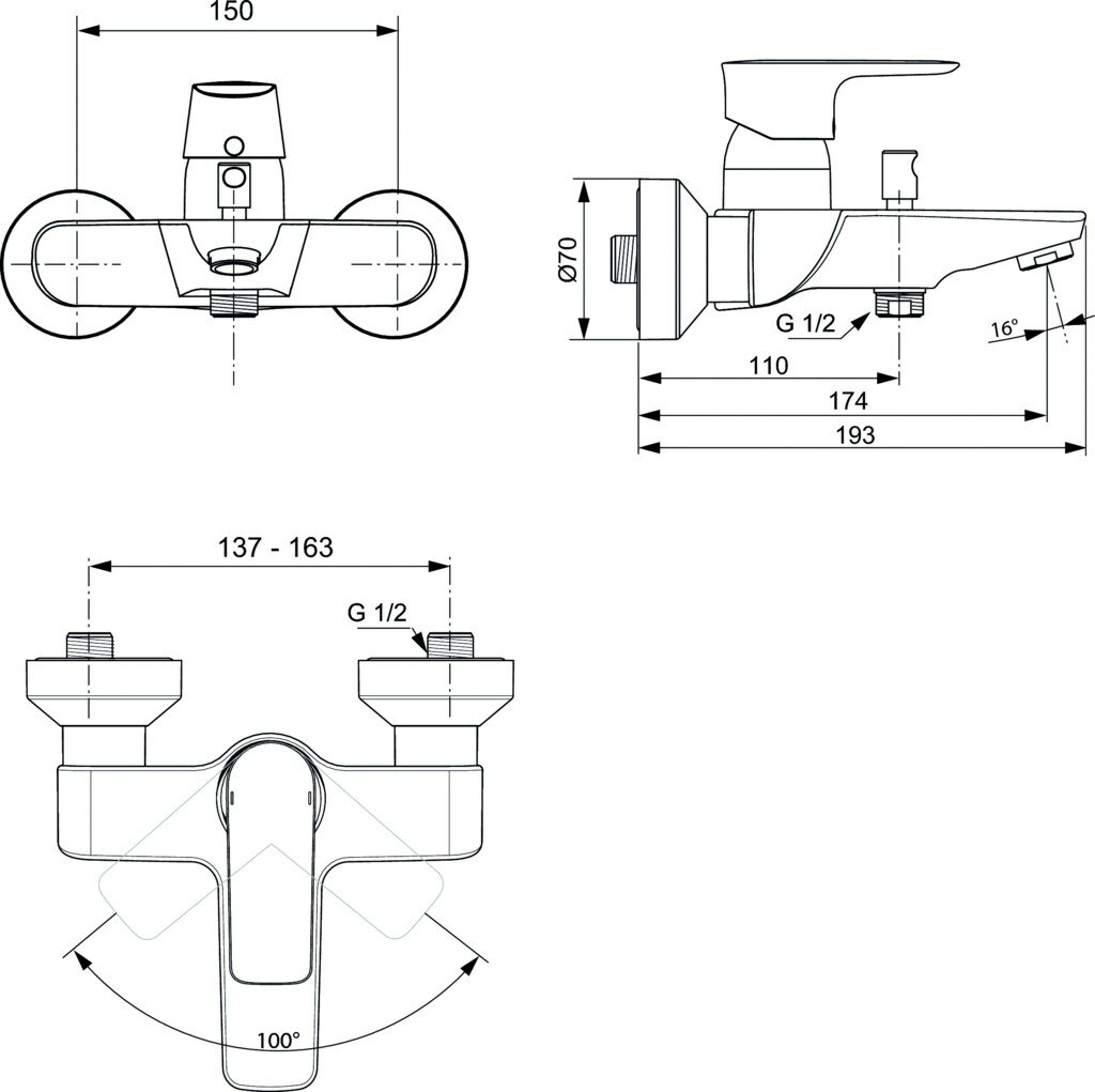 Смеситель Ideal Standard - фото №9