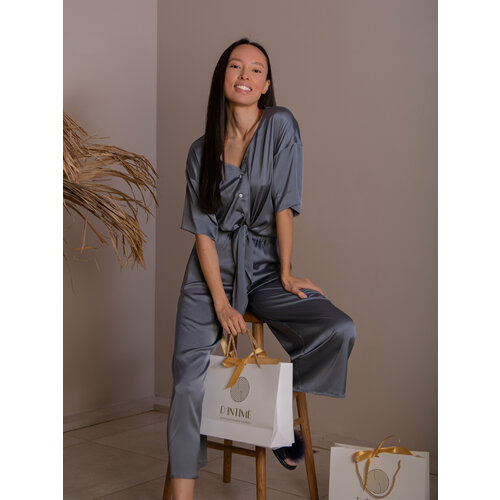 Пижама DINTIME, размер XL, серый