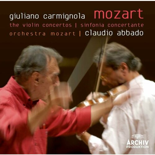 AUDIO CD Mozart: The Violin Concertos; Sinfonia Concertante. Giuliano Carmignola, Orchestra Mozart, Claudio Abbado (2 CD) 1 2 3