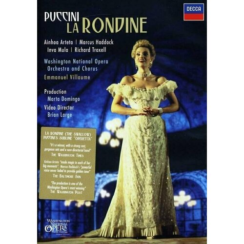 Puccini: La Rondine. Arteta / Haddock / Inva Mula / WNO / Villaume. 1 DVD платье roberta puccini 48y3190 1