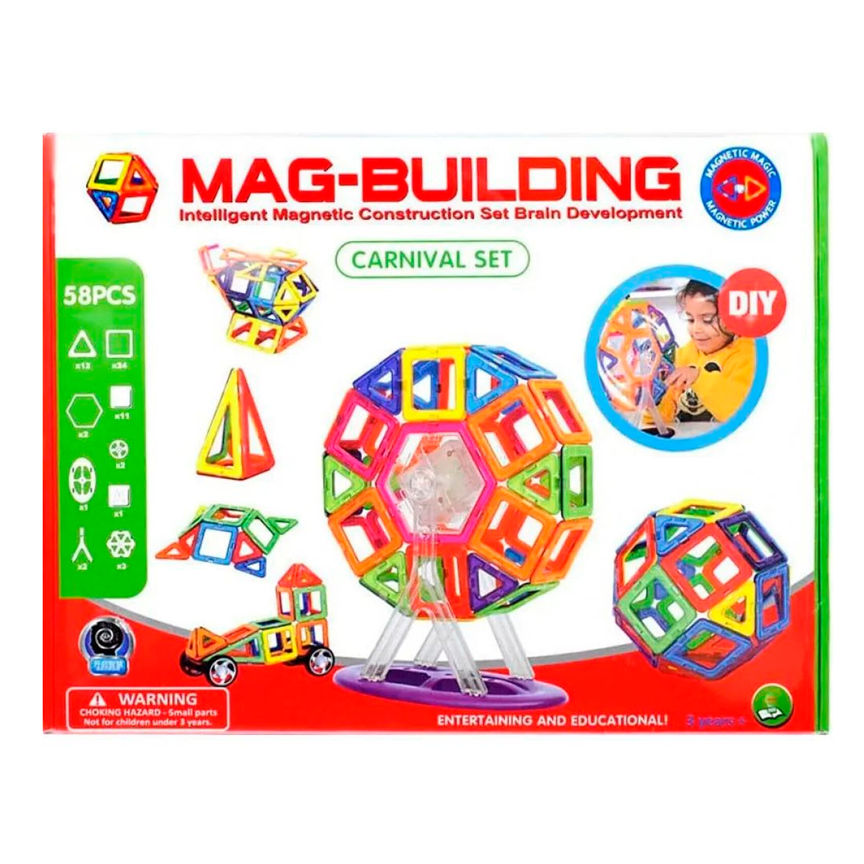 Конструктор Mag-Building Carnival GB-W58