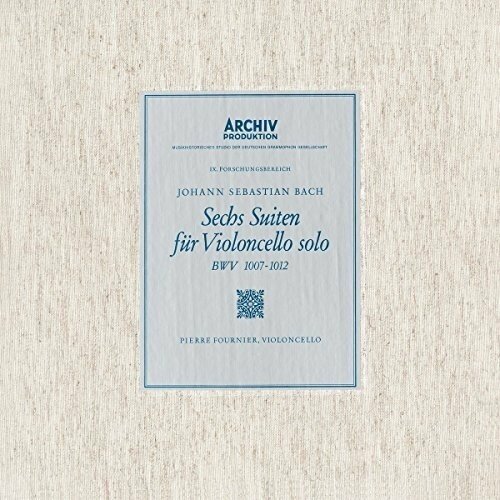 Pierre Fournier: Bach: 6 Cello Suites BWV 1007, 1008, 1009, 1010, 1011 & 1012. 3 LP компакт диски warner classics pablo casals bach cello suites 2cd