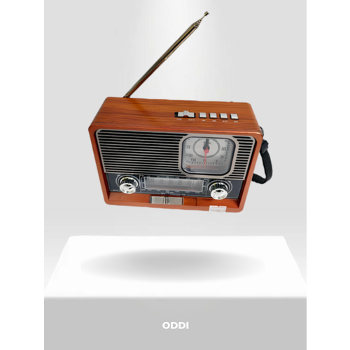 Портативная радиостанция радиоприемник с фонарем и часами 149500₽