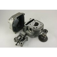 Головка цилиндра 152QMI d-52.4mm 125сс в сборе (клапана, рокера, распредвал, крышка   ...