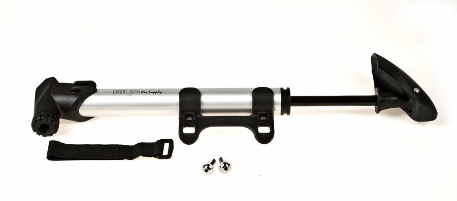 фото Насос GIYO высокого давления, авто/вело ниппель, алюминиевый корпус Мах 120psi, Тайвань