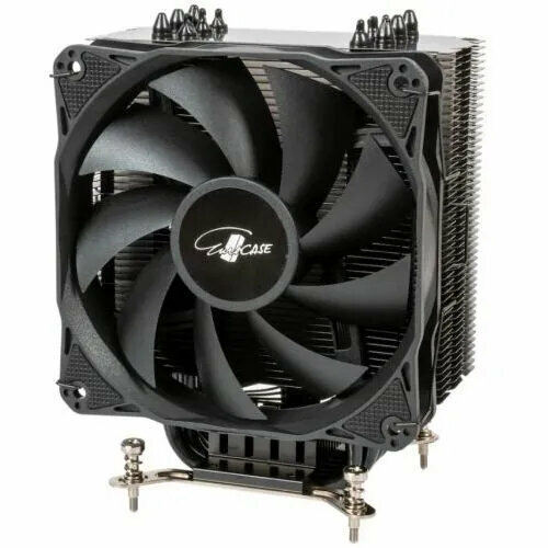 Кулер Eurocase 6P120 LGA775/115X/1700/FM2+/FM2/FM1/AM4/AM3/AM2+/AM2/AM5 (120mm fan, 800-1800rpm, 74.85CFM, 36dBA, 4-pin, TDP 200W) кулер eurocase 4p120 lga115x 1366 1200 2011 2066 1700 am3 am4 am5 120mm fan 800 1800rpm 73 58cfm 31dba 4 pin tdp 180w