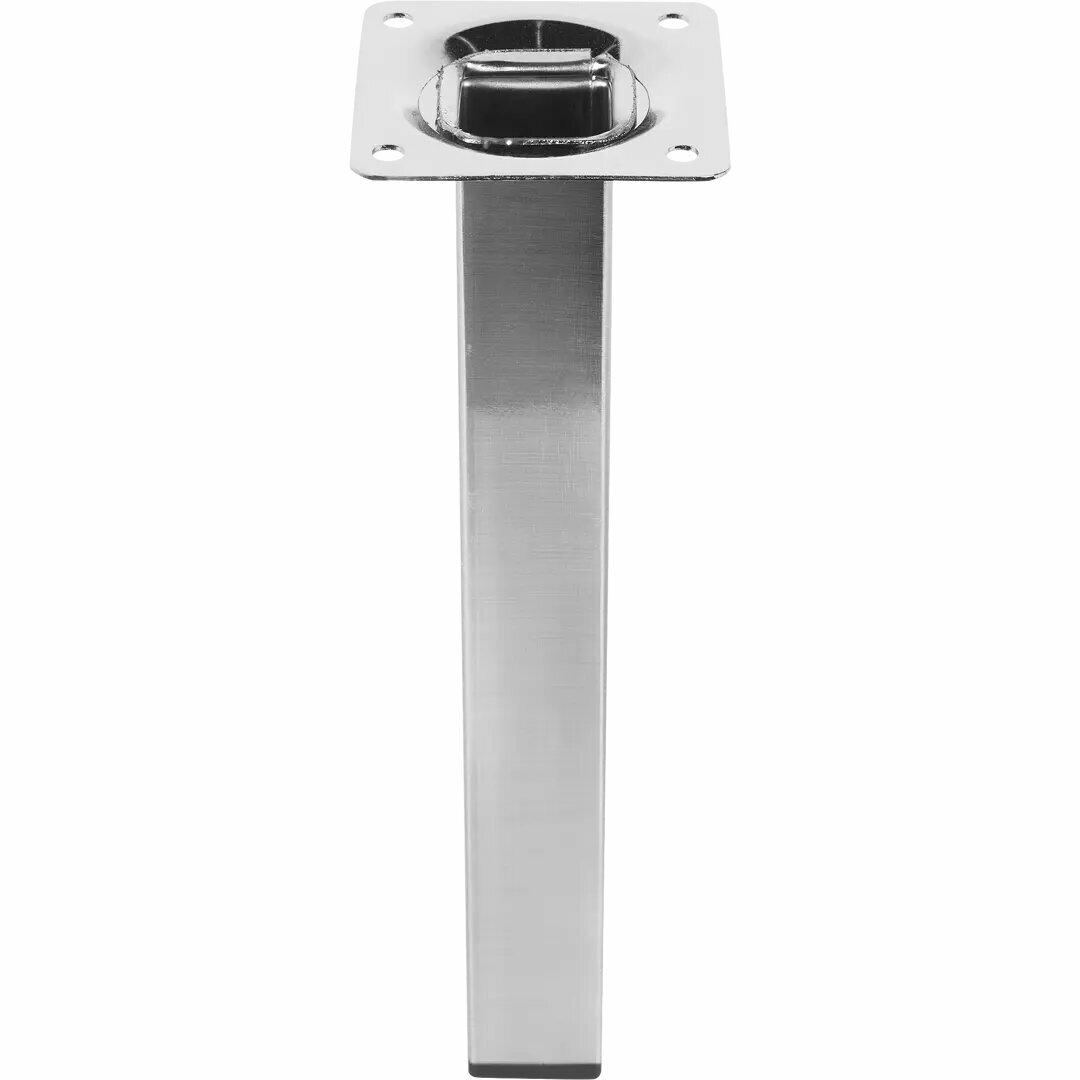 Ножка квадратная 25х25 мм высота 200 мм никель