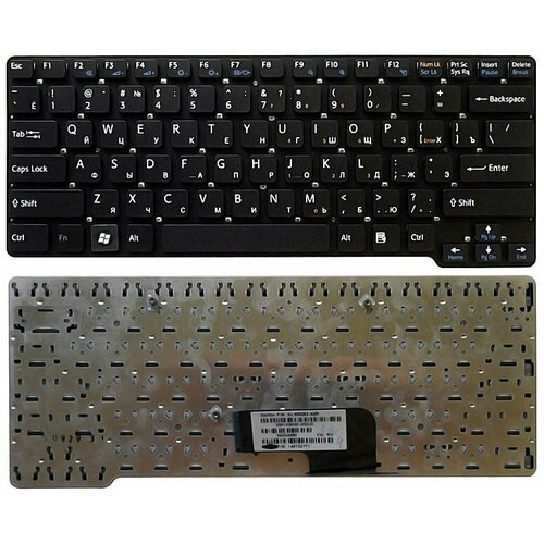 Клавиатура ОЕМ для ноутбука Sony Vaio VPC-CW VPCCW черная клавиатура sony vaio vpc cw 148755771 черная без рамки