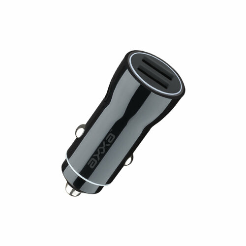 Автомобильное зарядное устройство в прикуриватель 2хUSB 24А черный АХХА 2231 298₽