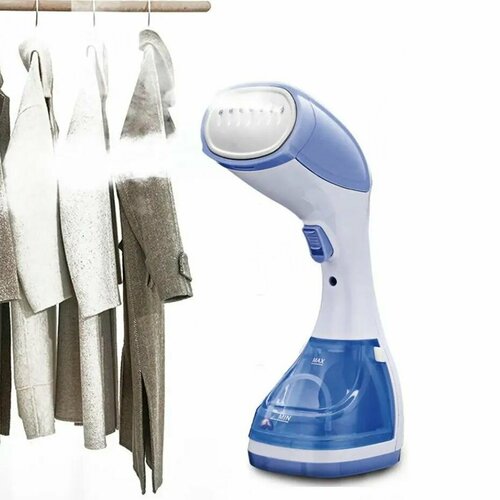 Отпариватель электрический 2 насадки мерный стаканчик евровилка мощность 1100 Вт Домашний ручной отпариватель 215300₽