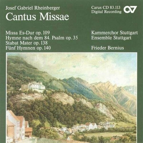 AUDIO CD Rheinberger: Musica sacra II. Cantus Missae. / Frieder Bernius weber c m von missa sancta no 2 jubelmesse schumann r missa sacra op 147 froschauer