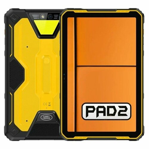 смартфон land rover power armor 18t 12 256 гб global dual nano sim черный Планшет Land Rover Armor Pad 2 (желтый)