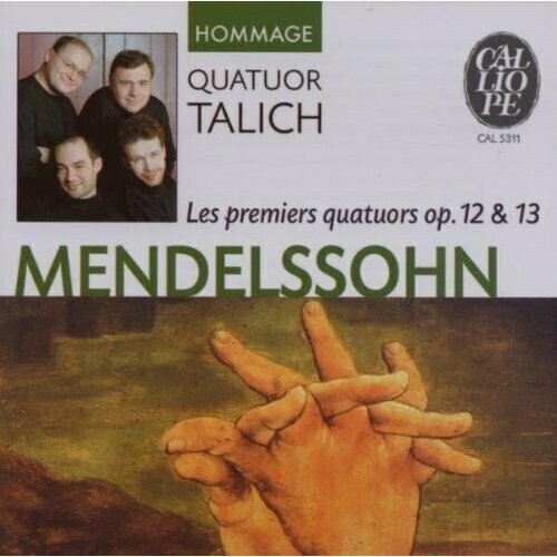 AUDIO CD Mendelsson - Quartets Nos 1 / 2 - Talich Quartet mendelsson quartets nos 1 2 talich quartet