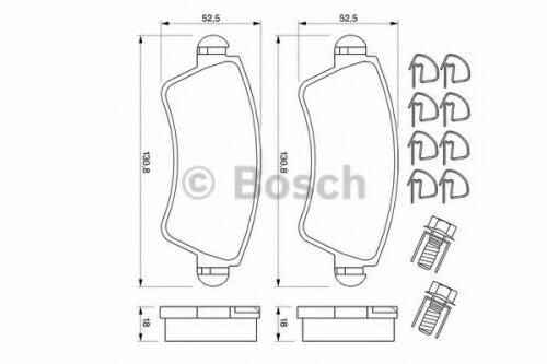 Тормозные колодки Bosch - фото №16