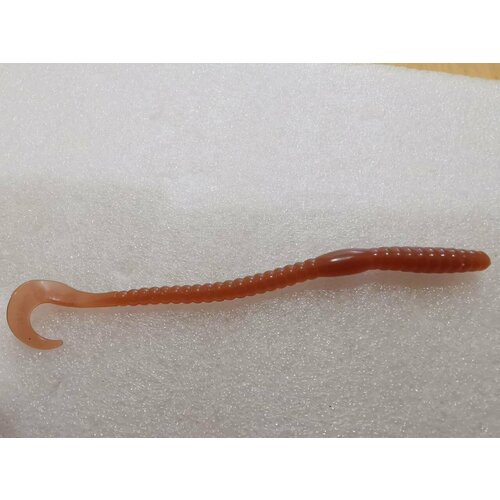 Силиконовая мягкая приманка для рыбалки MISTER TWISTER Phenom Worm 15см Natural червь yum shakalicious worm 5 ysw5 08