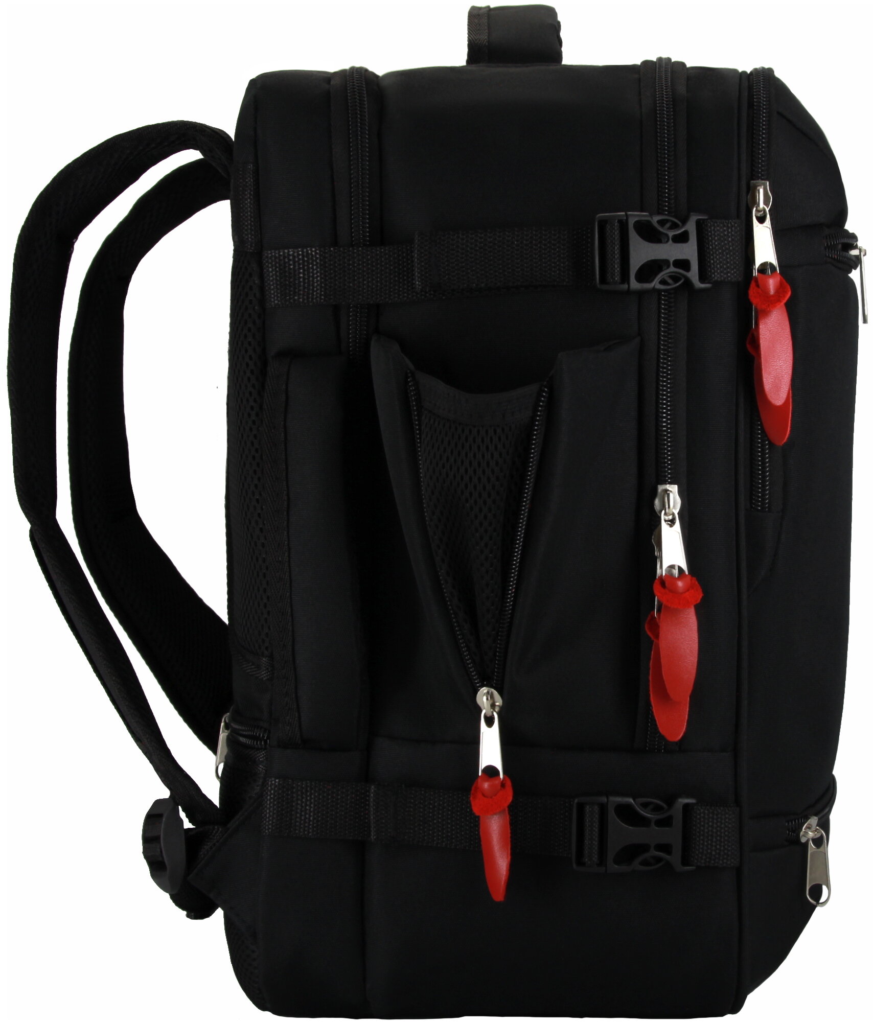 Рюкзак сумка дорожная чемодан ручная кладь 40х30х20 Wizz Air, черный - фотография № 14